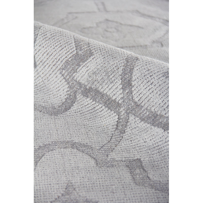 Samara Geometric Area Rug in Aqua, Rectangle 10' x 14'