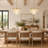Marivelle 1-Light Dimmable Coastal Natural Capiz Shell Tiered Chandelier