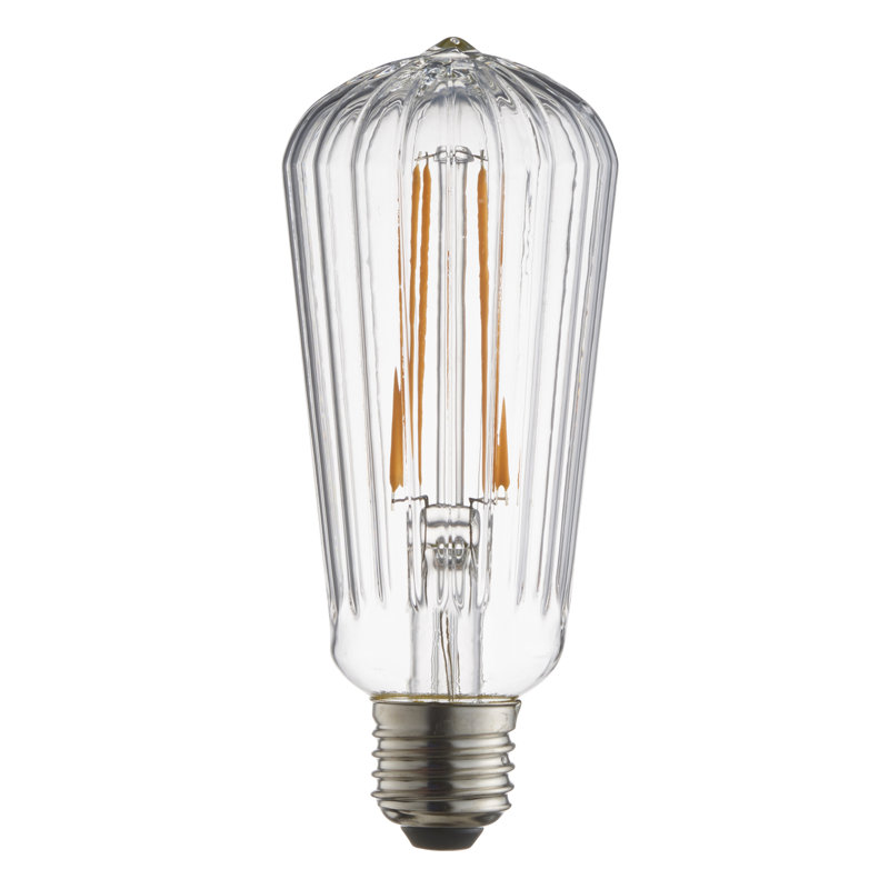 4W E27 ES ST64 Pear LED Non-Dimmable Bulb - 470lm 2200K Warm White