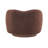 Rowan Mid-Century Modern Bouclé Swivel Club Chair with Bentwood Base-1341800489