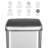 Nine Stars 13.2 Gallon Stainless Steel Motion Sensor Trash Can-38809684