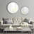 Beaded Round Wall Mirror 27"D-1372900837