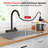 Black 3-function Pull-down Rain Kitchen Faucet