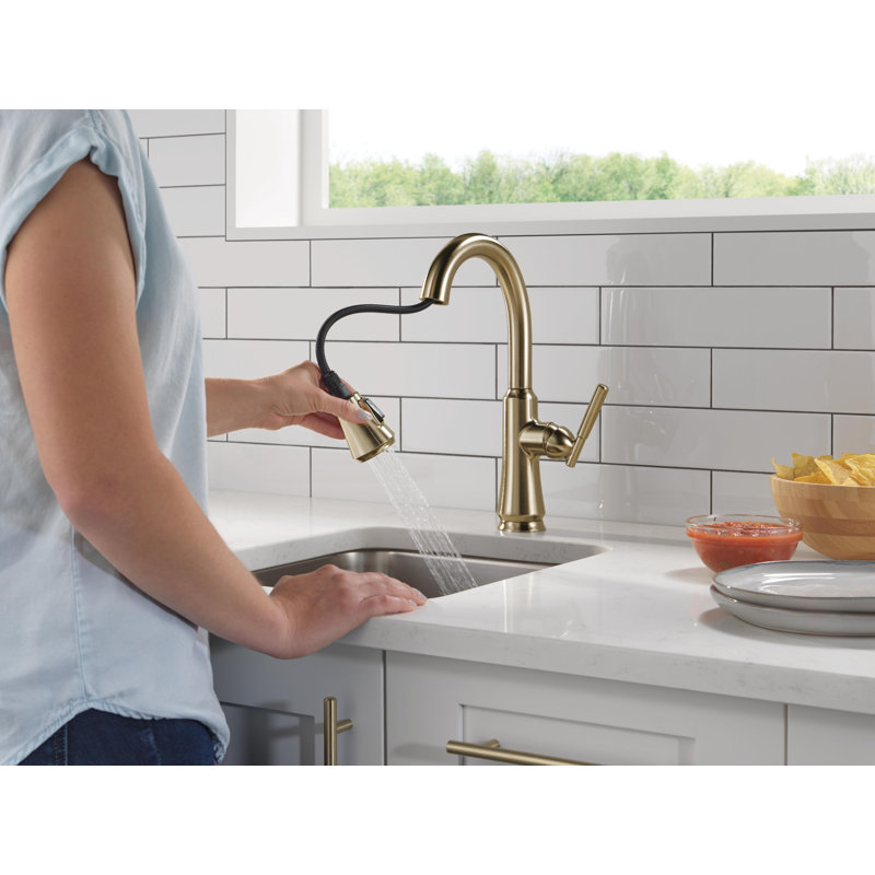 Single Handle Pull Down Bar/Prep Faucet