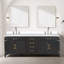 Ensemble de miroirs de salle de bain double avec robinet l 84 po x P 22 po Laurel-82319233-82319236