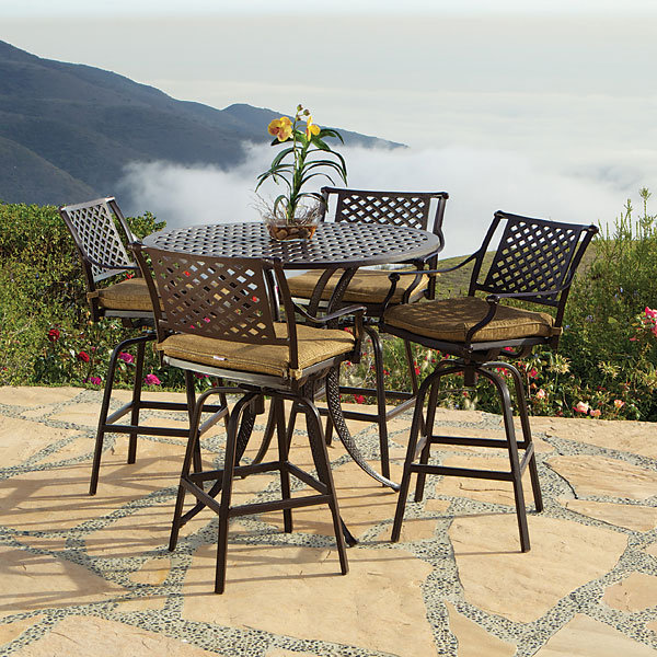 Table de bar et tabourets Adynn 