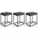 Romigh Upholstered Counter Stool with Metal Frame (Set of 3)