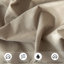 Drap plat 100% coton lavé MooMee-107894586-107894589