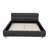 Merida Low Platform Upholstered Padded Queen Bed -214314534