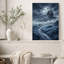 Art mural bleu sur toile "Misty Hill"-648805079