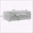 Modern Rectangular Pet Sofa with Armrests and Backrest, Ideal for Small and Medium Dogs-1170255732