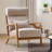 26" W Linen Upholstered Armchairs-103554474