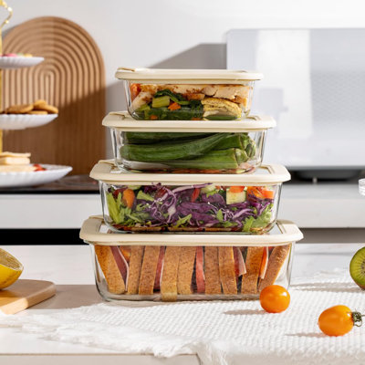 Glass Food Storage Containers With Glass Lids
