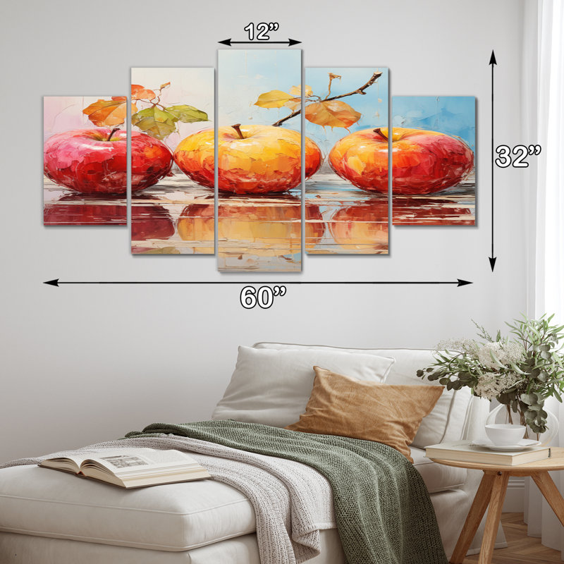 Ensemble de 5 décorations murales