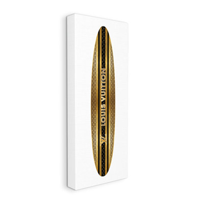 Bc-465_CN " Glam Striped Surfboard " by Madeline Blake