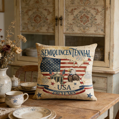 Housses de coussin patriotiques 250th Anniversary