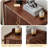 Modern Nut-Brown Solid Wood Shoe Storage