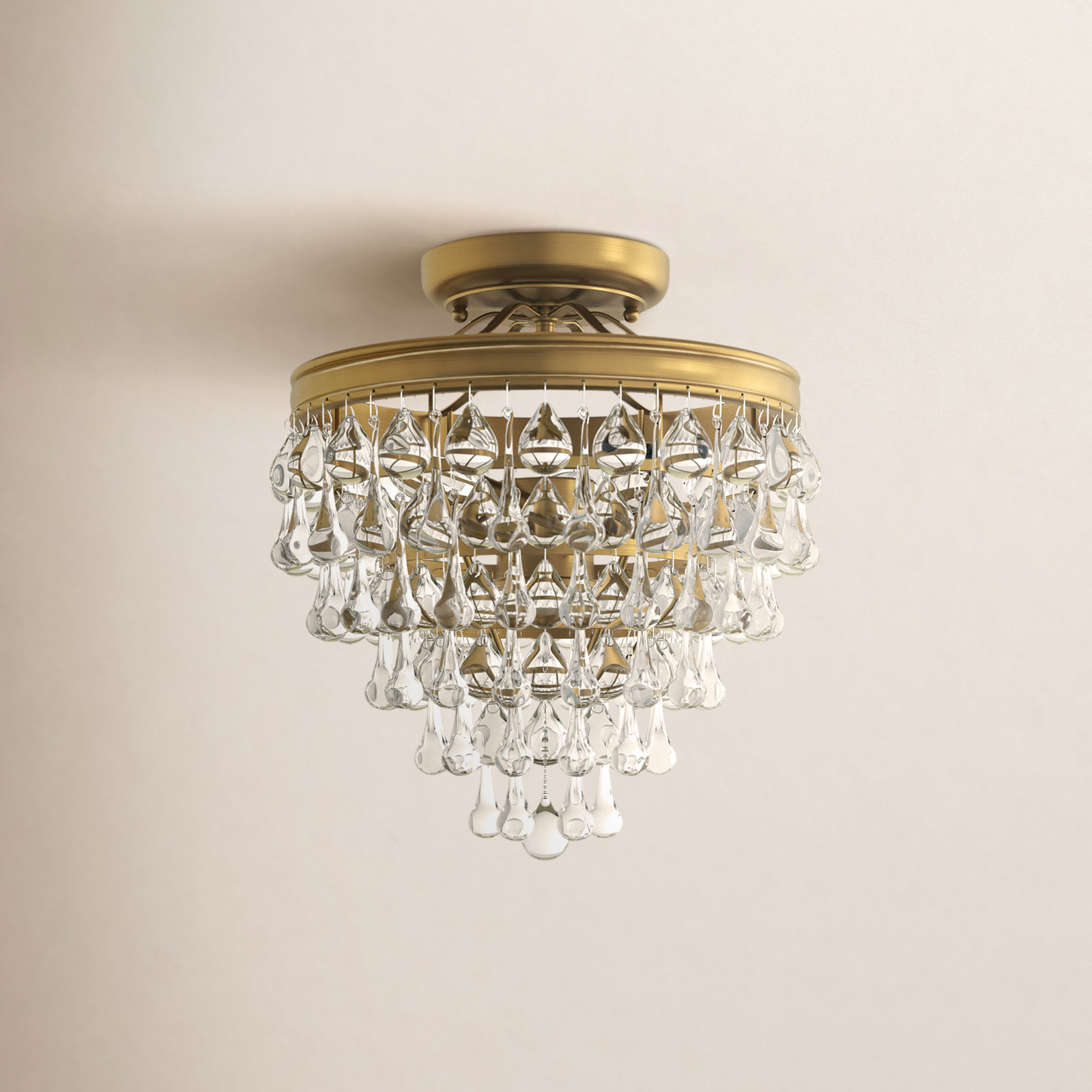 Alto 3 Light Crystal Dimmable Pendant