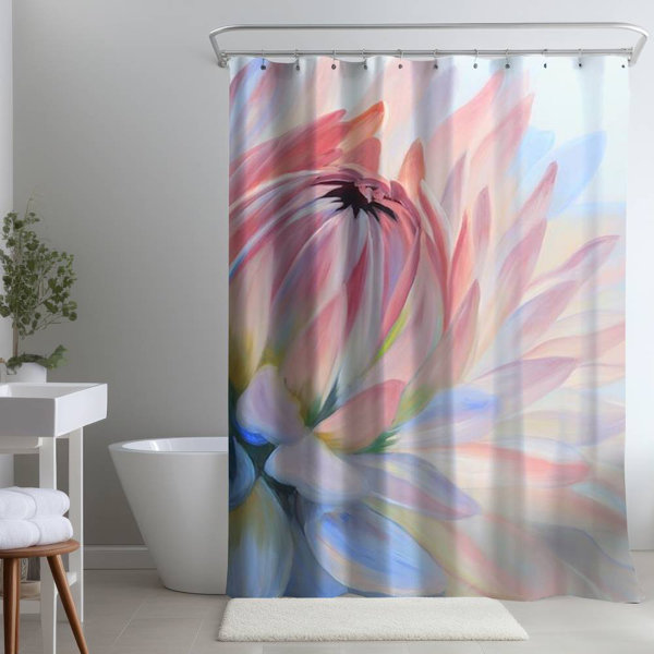 Begin Edition International Inc. Floral Shower Curtain | Wayfair