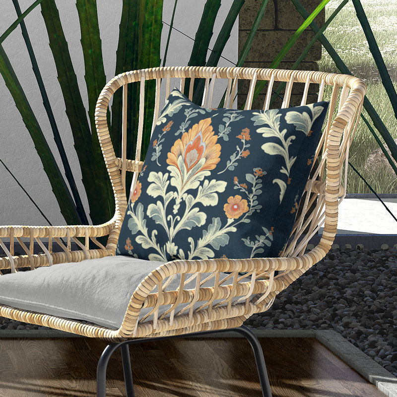 Gulrang intérieur / extérieur 16 x 16, Carré 16 po, Bleu / Beige