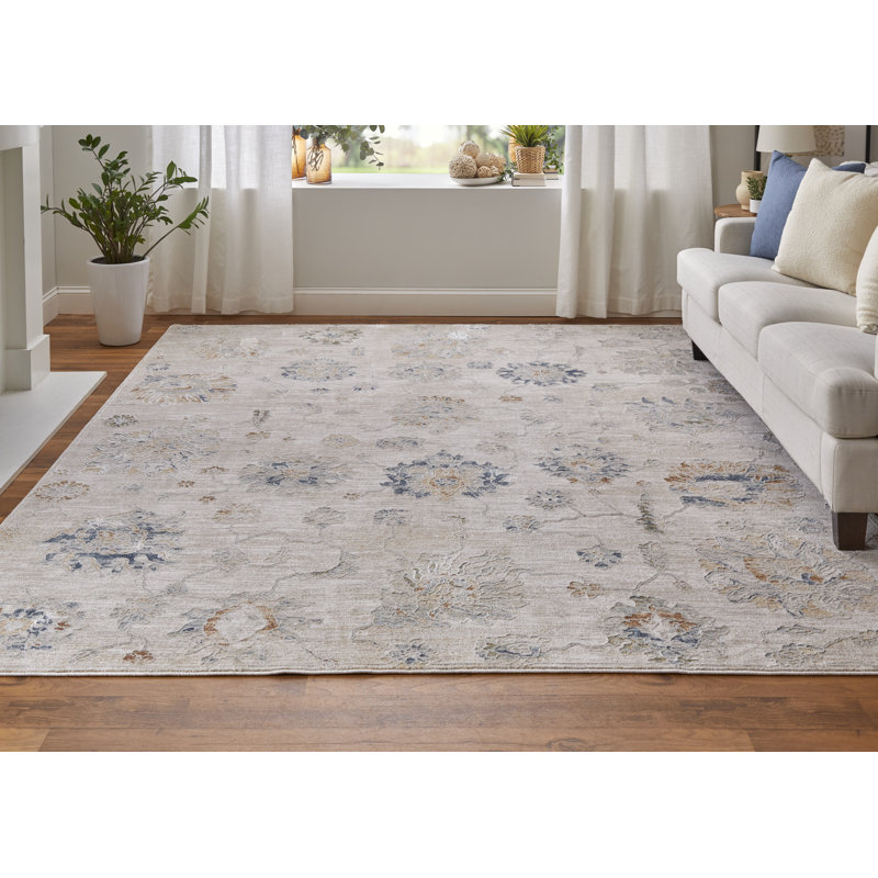 Maximiano Floral Indoor Rug, Rectangle 6'7" x 9'6"
