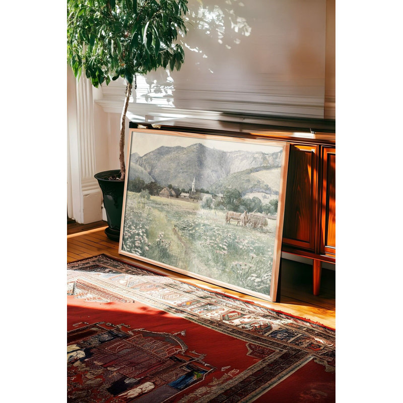Peinture décorative encadrée