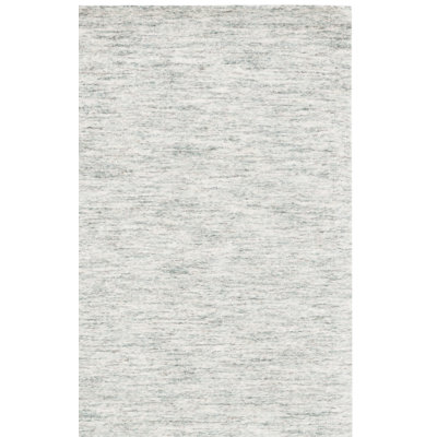 Himalaya Handloomed Wool Cotton Rug in Teal
