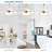 36" Invisible 3-Blade Retractable Ceiling Fan with LED Light and Remote Control-882253741