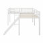 L-Shaped Loft Bed With Ladder And Slide