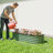 Galvanized Raised Garden Bed Kit, Metal Planter Box with Safety Edging, 94.5" x 23.5" x 16.5", Cream-172238308-143258495