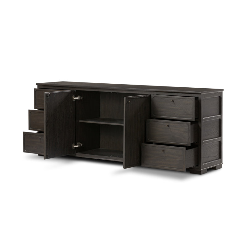 Leora Sideboard-Smoked Black