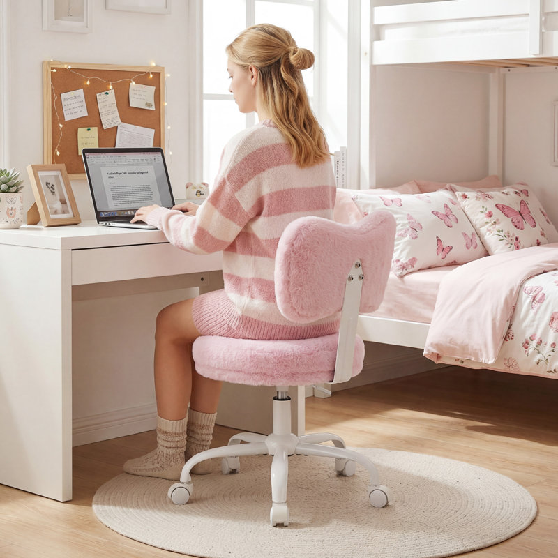 Chaise de meuble-lavabo Butterfly Bow, pink