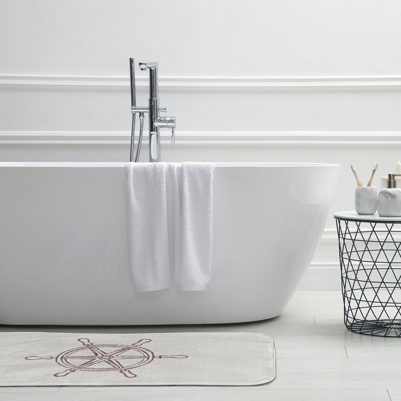 Tapis de bain pour bateau, L 21 po x L 34 po, Mauve