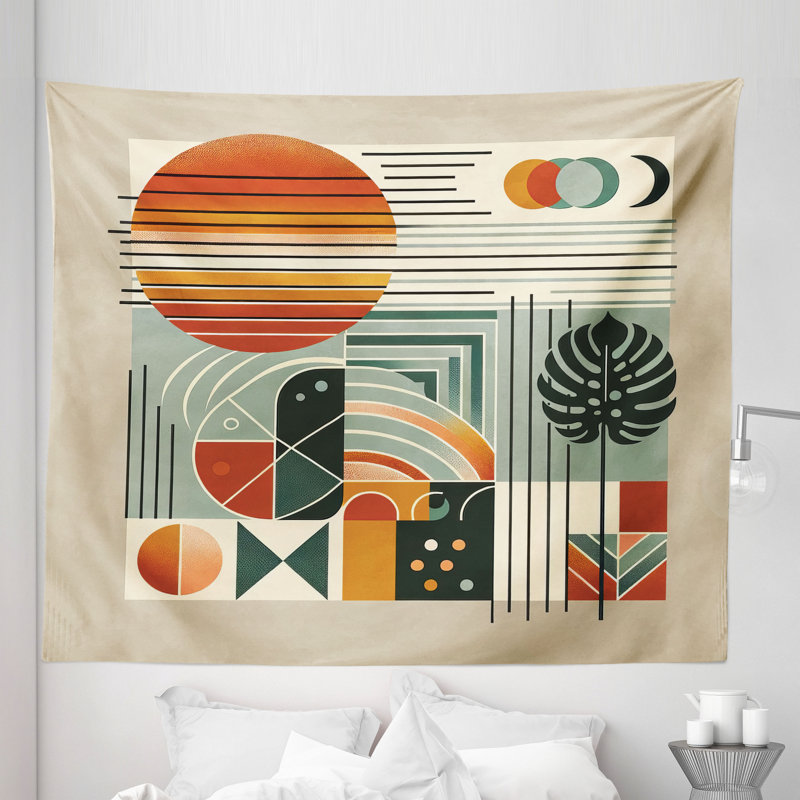 Tapisserie en microfibre, H 104 po x l 88 po