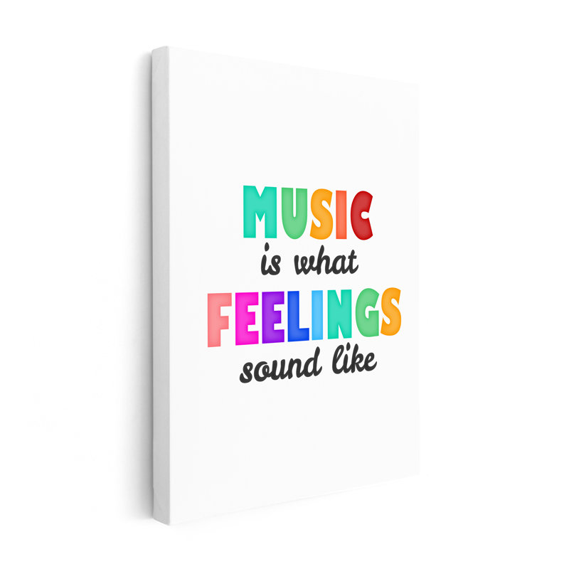 What Feelings Sounds Like No2, 16"H x 20"W, Canvas, Unframed