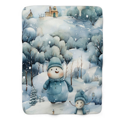 Figurine enneigée - couverture 1 pièce