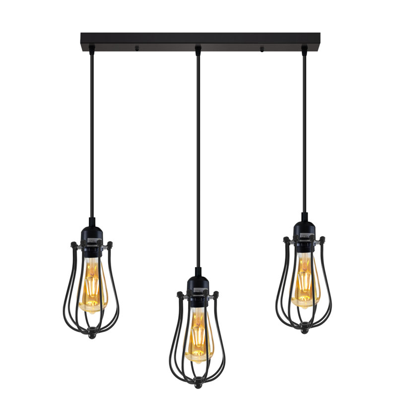3 - Light Pendant, Black
