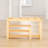 10 Pair Solid Wood Shoe Rack