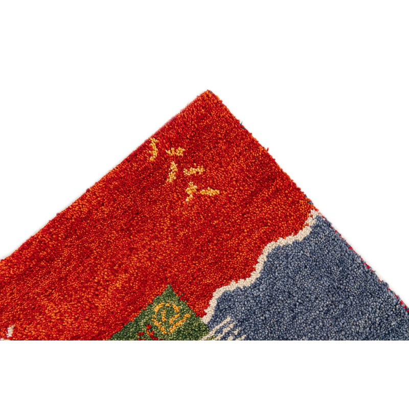 Tapis bleu marine Jahiem