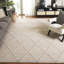Tapis en jute tissé à la main de couleur naturelle Konpointino-1874772227