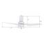 Ventilateur de plafond 44 po avec télécommande Varden, ensemble d'éclairage inclus.-1385118752