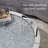 Amla Modern Glass Coffee Table with Crystal Inlay