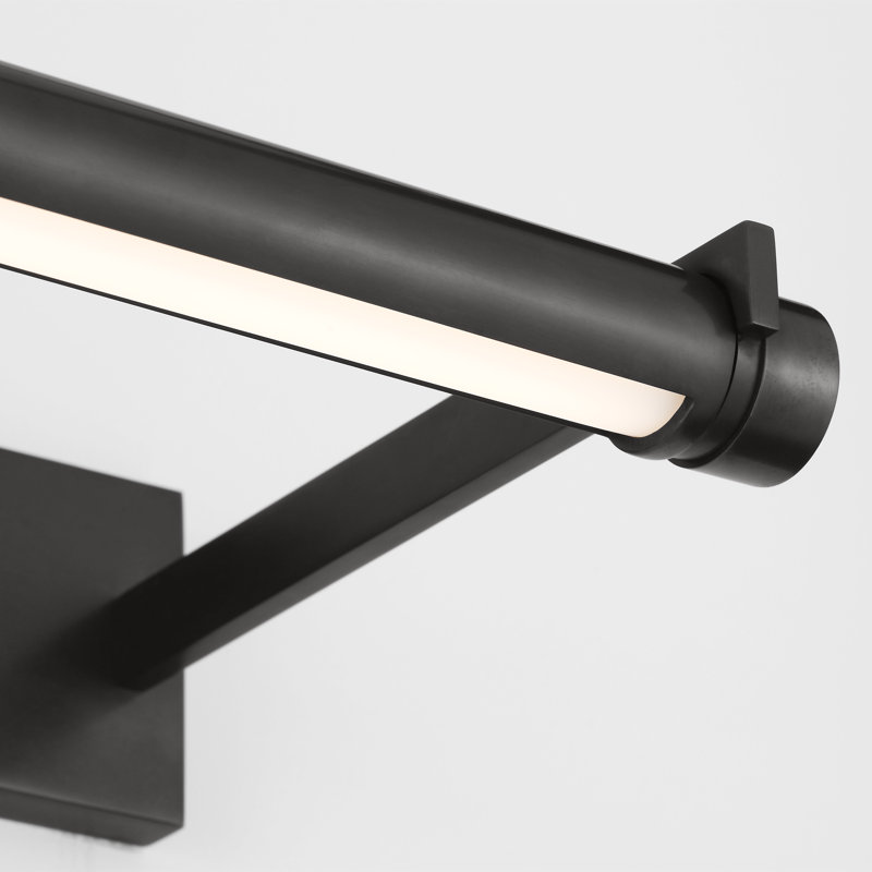 Katan Dimmable LED Wall Mount Picture Light, 2.8" H x 30" W x 8.3" D,  Bronze