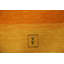 Tapis de couloir oriental rayé Gabbeh noué à la main 3 x 7
