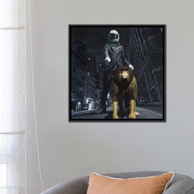 « new world singe », impression sur toile tendue