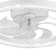 Chisholm 20" 7-Blade Modern Bladeless Caged White Ceiling Fan with Lights and Remote