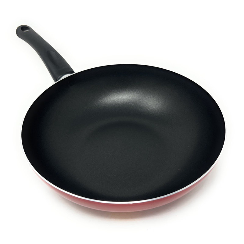 RAVELLI Italia 11 in. Non-Stick Aluminum Wok with Lid