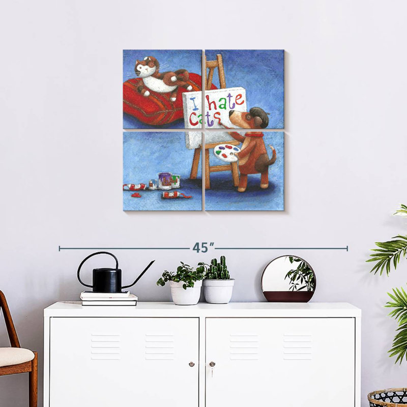 Ashelle I Hate Cats, H 26 po x l 26 po