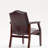 Leather Reception Guest Chairs  W/Padded Seat and Arms Ergonomic Mid-Back Office Executive Side Chair for Meeting Waiting Room Conference Office Guest Chairs