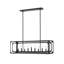 Lustre rectangulaire 9 lumières pour îlot de cuisine-728283367